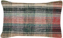 Vintage Turkish Rag Pillow - 12" x 20"
