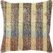 Vintage Turkish Rag Pillow - 15" x 15"