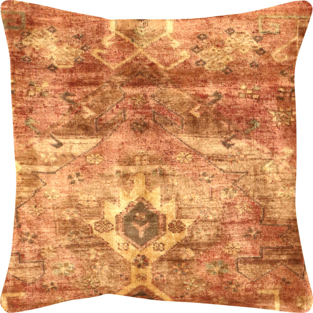 Vintage Turkish Oushak Pillow - 27" x 27"