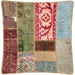 Vintage Turkish OverDyed Patchwork Pillow - 24" x 24"