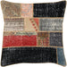 Vintage Turkish OverDyed Patchwork Pillow - 24" x 24"