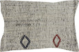 Vintage Turkish Rag Pillow - 16" x 24"
