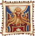 Antique French Aubusson Pillow - 18" x 18"