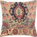 Vintage Persian Tabriz Pillow - 16" x 16"