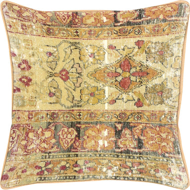 Vintage Persian Kerman Pillow - 16" x 16"