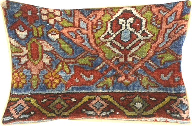Vintage Persian Melayer Pillow - 10" x 16"
