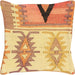 Vintage Turkish Kilim Pillow - 14" x 14"