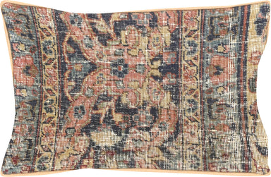 Vintage Persian Tabriz Pillow - 14" x 20"
