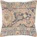 Vintage Persian Tabriz Pillow - 18" x 18"