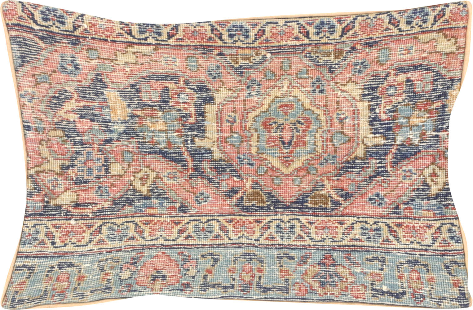 Vintage Persian Tabriz Pillow - 16" x 24"