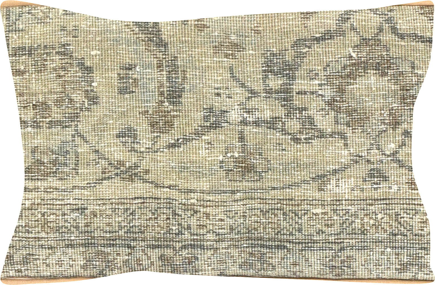 Vintage Persian Kerman Pillow - 12" x 24"