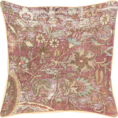 Vintage Persian Meshed Pillow - 18" x 18"