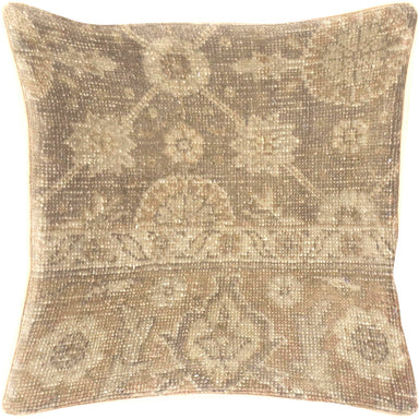 Vintage Turkish Oushak Pillow - 16" x 16"