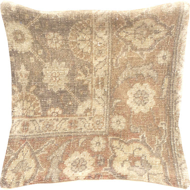 Vintage Turkish Oushak Pillow - 18" x 18"