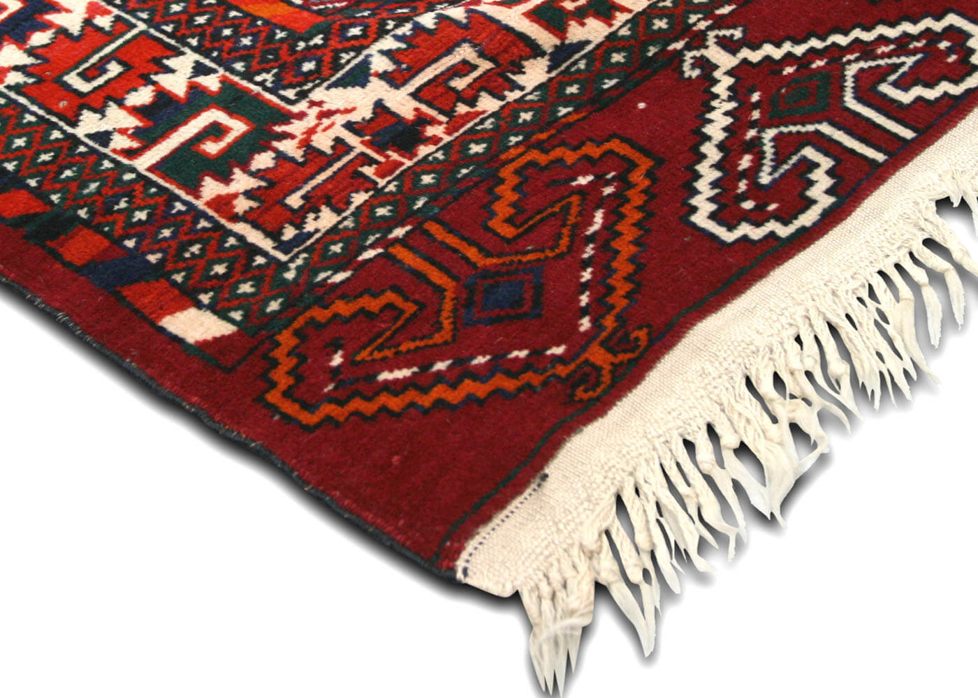 Semi Antique Turkoman Tekke Rug - 4' x 6'