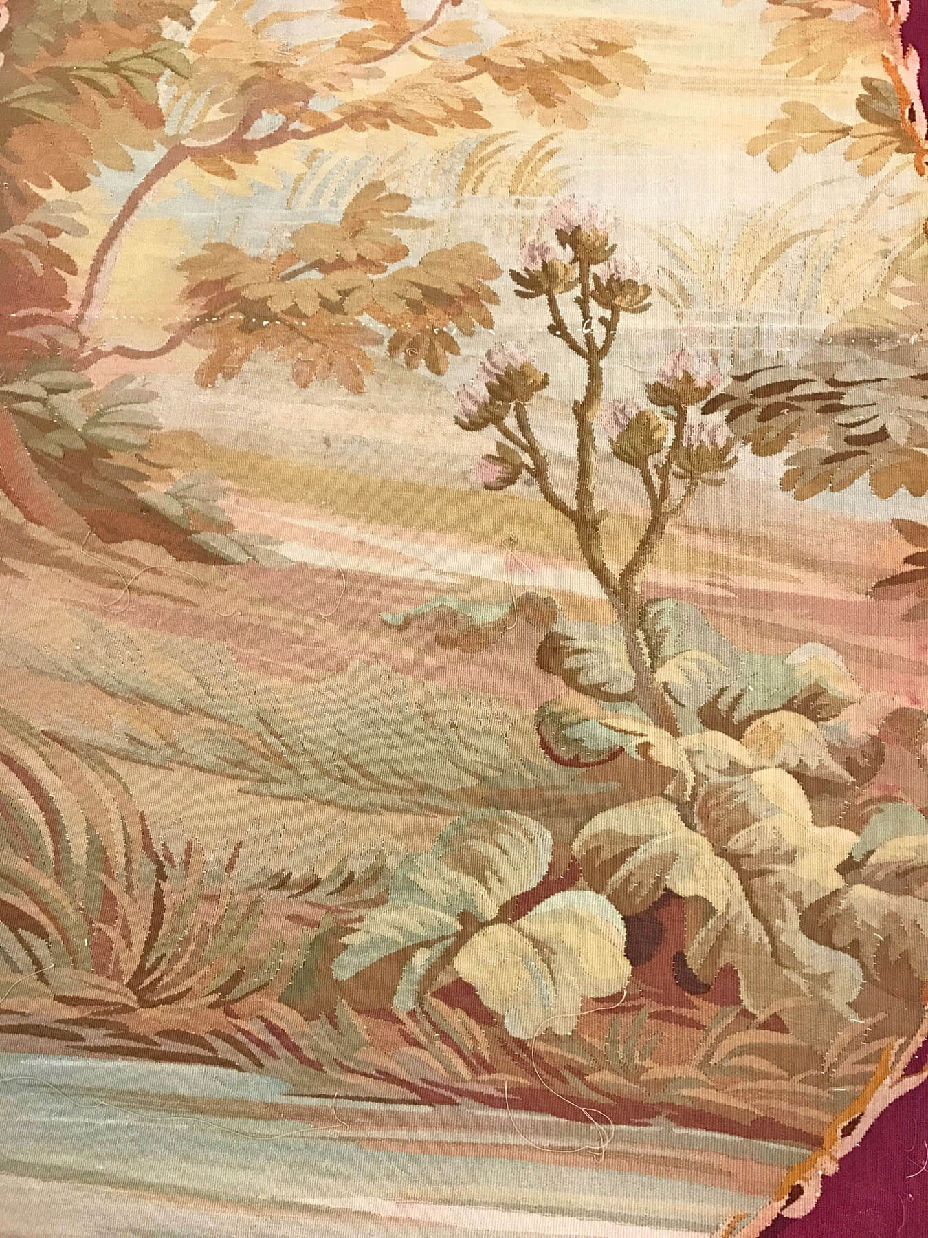 Antique French Aubusson Tapestry - 6'10" x 12'