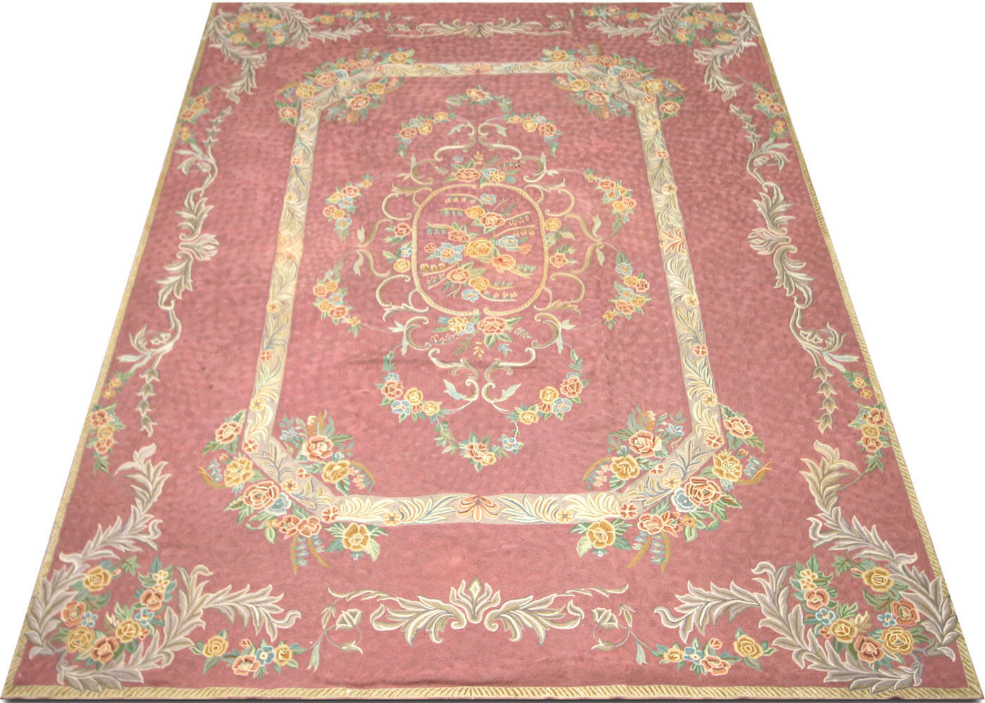 Semi Antique European Chainstitch Rug - 9' x 12'