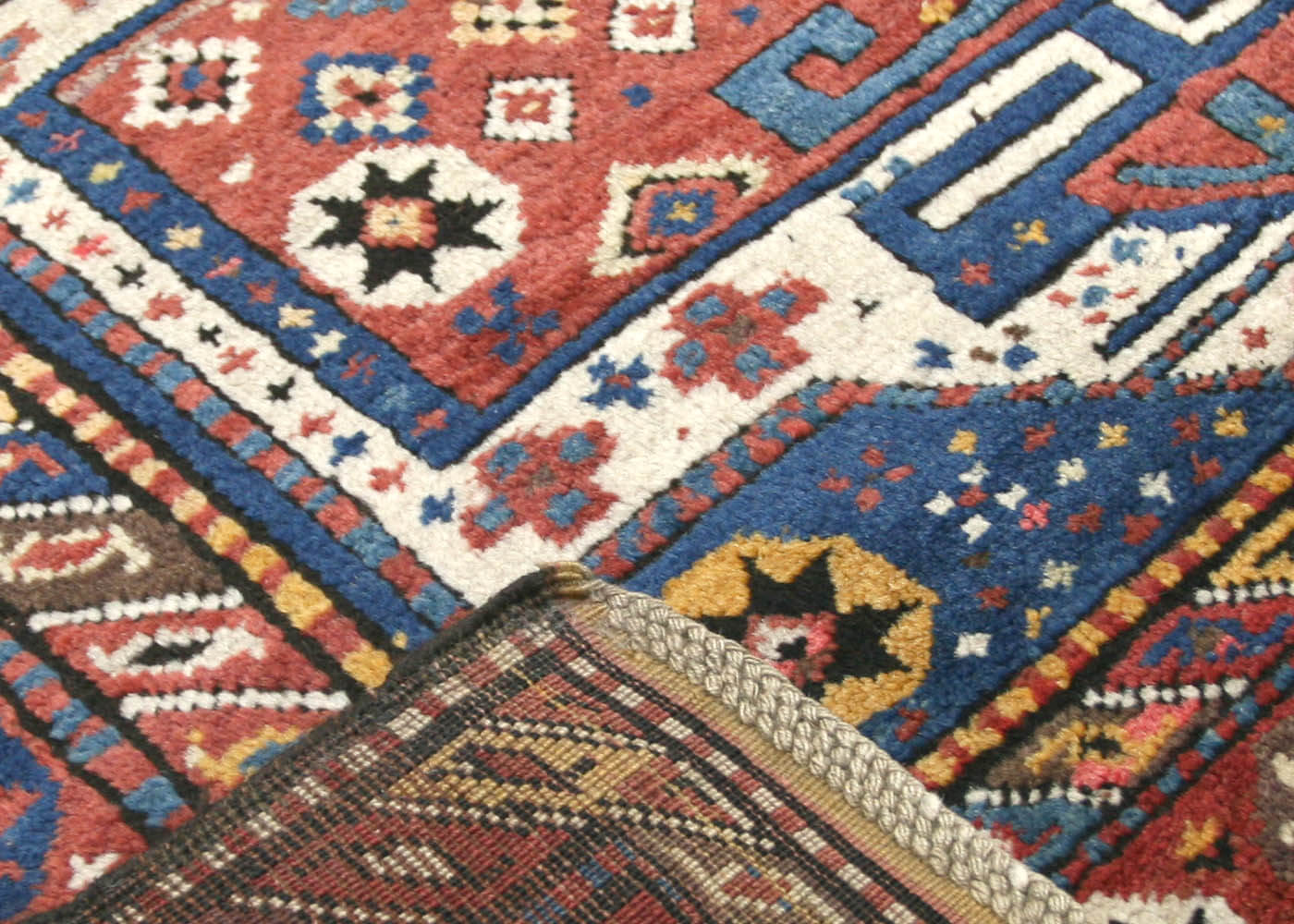 Antique Caucasian Karabagh Rug - 4'3" x 8'6"