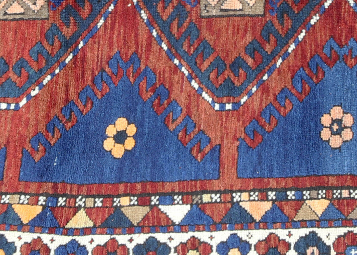 Antique Caucasian Karabagh Rug - 4'3" x 7'2"