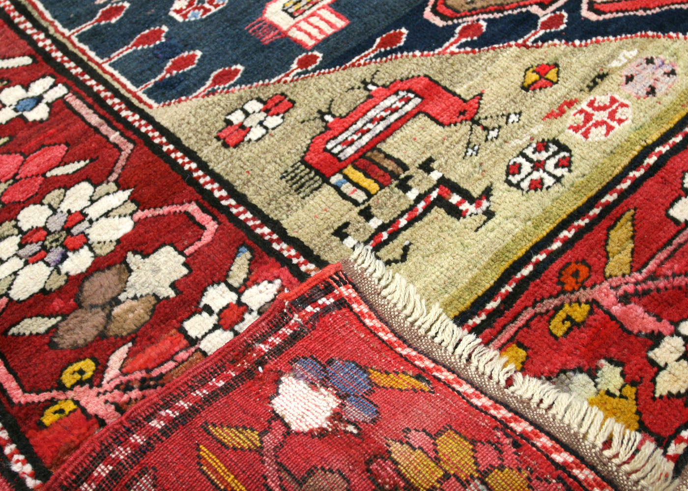 Antique Caucasian Karabagh Rug - 4'9" x 9'10"