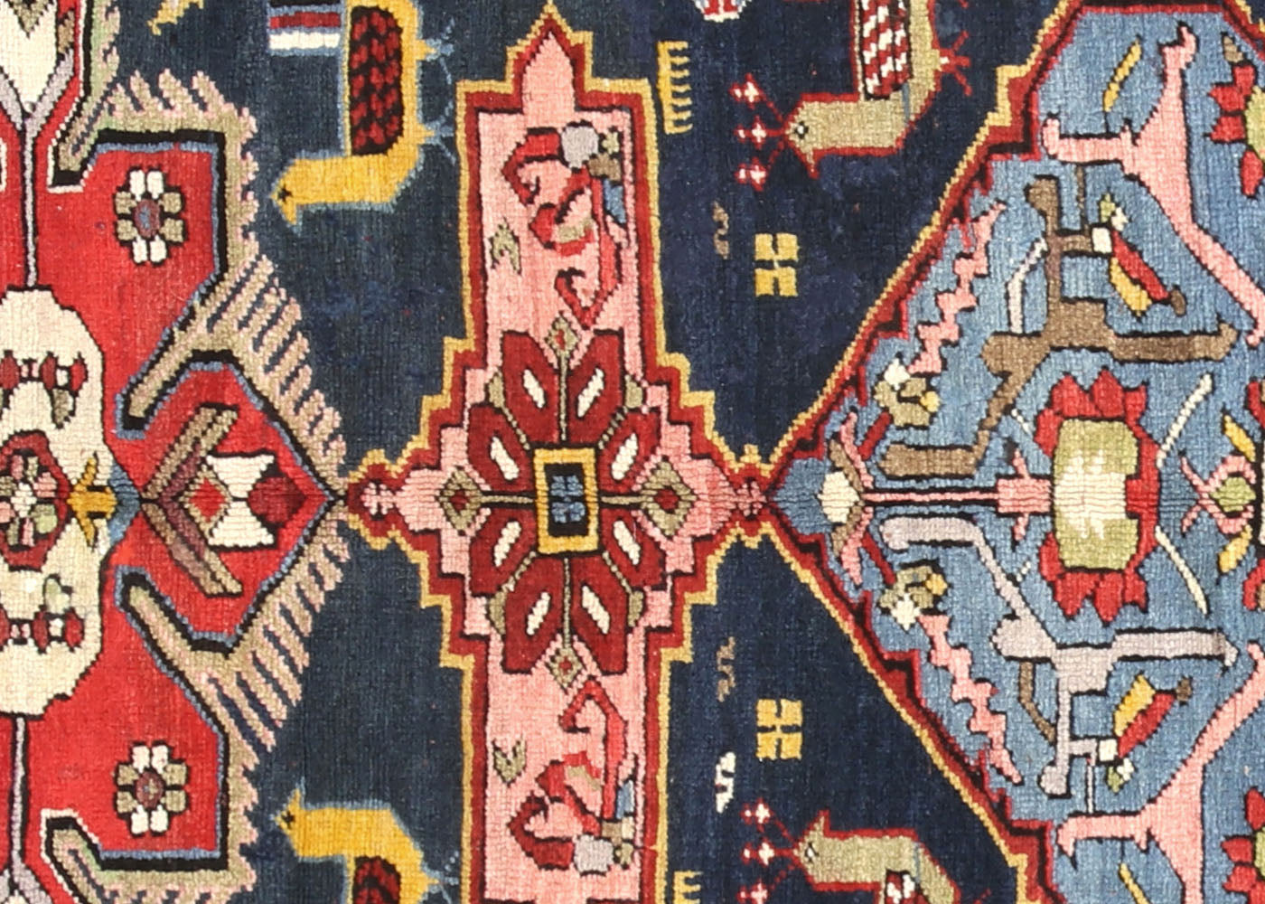 Antique Caucasian Karabagh Rug - 4'9" x 9'10"