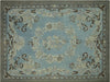 Semi Antique OverDyed Hook Rug - 8'5" x 11'9"