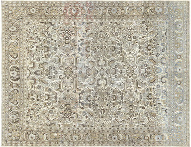 Semi Antique Persian Melayer Carpet - 8'7" x 11'3"