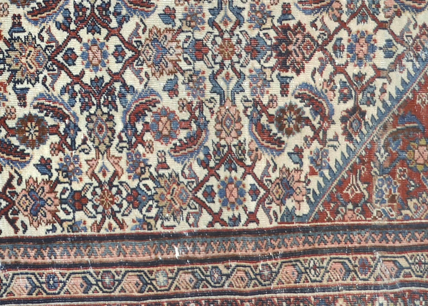 Antique Persian Mahal Rug - 9'8" x 13'3"