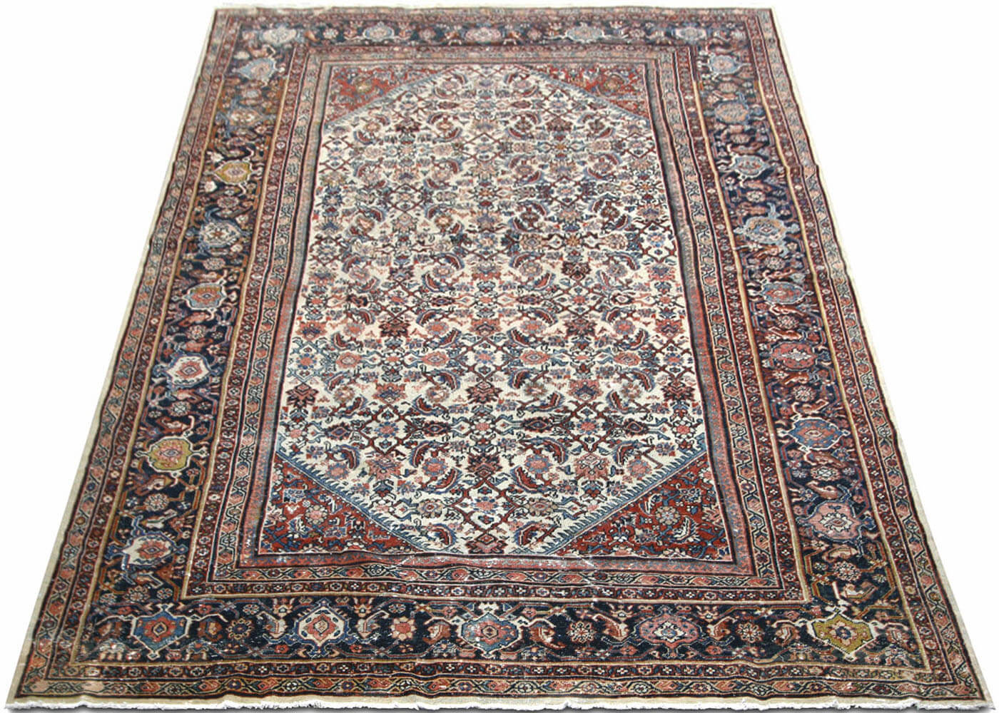 Antique Persian Mahal Rug - 9'8" x 13'3"