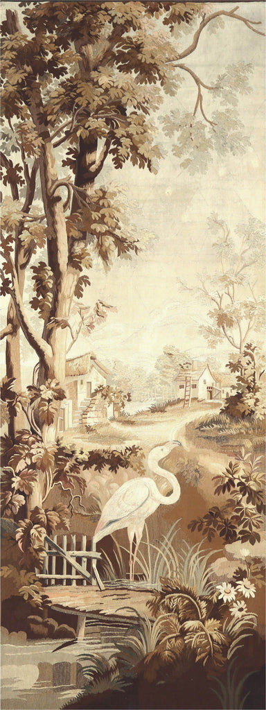 Antique French Aubusson Tapestry - 4' x 10'6"