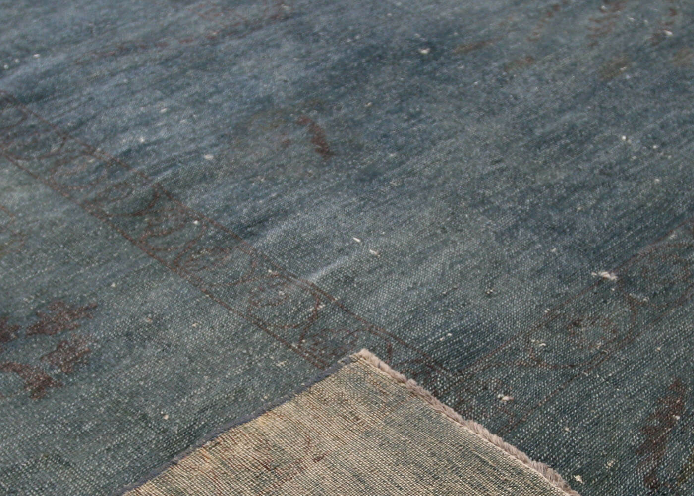 Vintage Egyptian OverDyed Rug - 12'9" x 15'2"