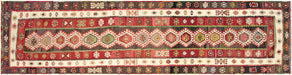 Semi Antique Turkish Kilim Runner - 3'6" x 14'8"